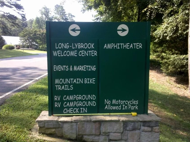Another Tanglewood sign.  We also did the DogPark sign, and the Manor House Sign too.